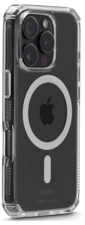Hama Handyhülle "Extreme Protect" für iPhone 16 Pro, magnetisch, durchsichtig Cover Apple iPhone 16 Pro Transparent 00123765