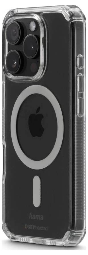 Hama Handyhülle "Extreme Protect" für iPhone 16 Pro, magnetisch, durchsichtig Cover Apple iPhone 16 Pro Transparent 00123765
