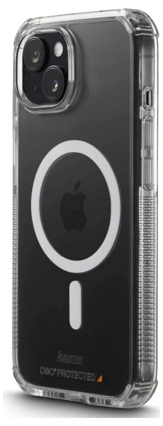 Hama Handyhülle MagCase "Extreme Protect" für Apple iPhone 15, durchsichtig Cover Apple iPhone 15 Transparent MagSafe kompatibel