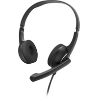 Hama PC-Office-Headset "HS-USB250 V2", Stereo, Schwarz On Ear Headset Schwarz Hama PC-Office-Headset "HS-USB250 V2", Stereo, Schwarz On Ear Headset Schwarz
