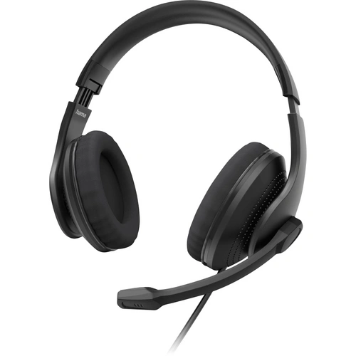 Hama PC-Office-Headset "HS-USB300 V2", Stereo, Schwarz On Ear Headset Schwarz Hama PC-Office-Headset "HS-USB300 V2", Stereo, Schwarz On Ear Headset Schwarz