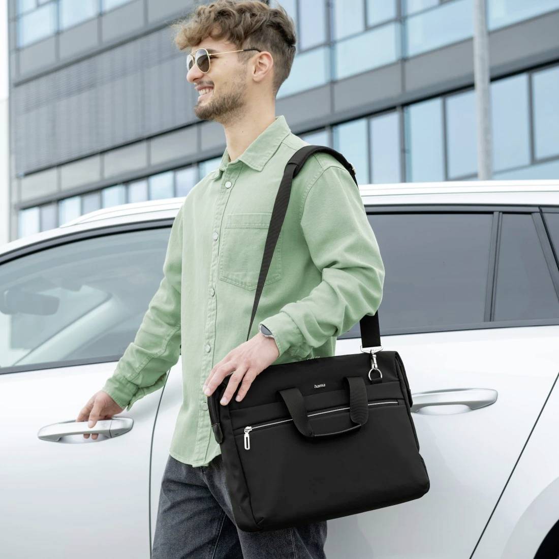 Hama Notebook Tasche Laptop-Tasche "Ultimate", 40 - 41cm (15,6" - 16,2"), Schwarz Passend für maximal: 41,1cm (16,2") Schwarz