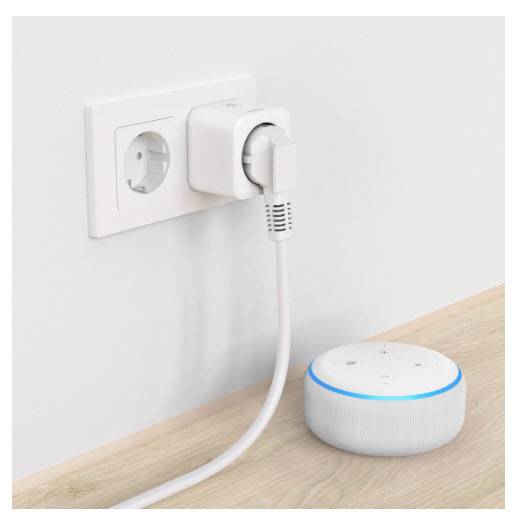 Hama Smarte WLAN-Steckdose, Matter, sprach- u. appgesteuert, nachrüstbar, 3.680W Steckdose