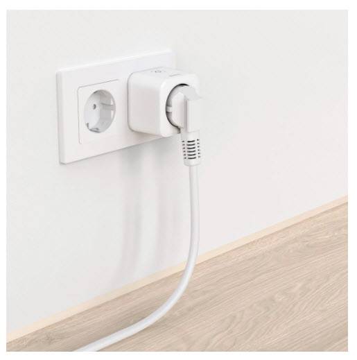 Hama Smarte WLAN-Steckdose, Matter, sprach- u. appgesteuert, nachrüstbar, 3.680W Steckdose