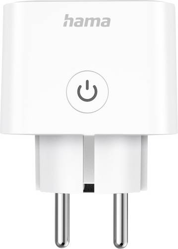 Hama Smarte WLAN-Steckdose, Matter, sprach- u. appgesteuert, nachrüstbar, 3.680W Steckdose