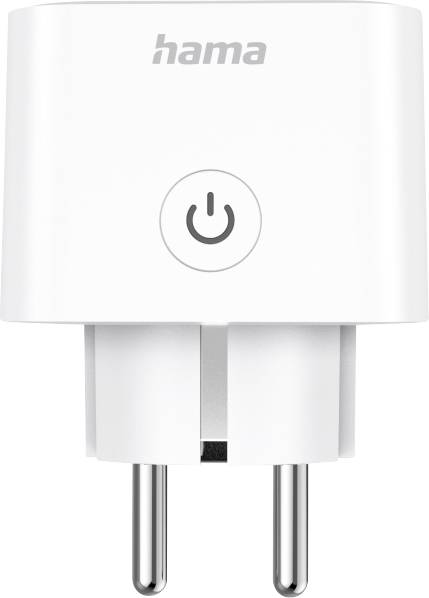 Hama Smarte WLAN-Steckdose, Matter, sprach- u. appgesteuert, nachrüstbar, 3.680W Steckdose