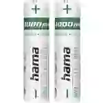 Hama NiMH-Akkus, AAA Micro, 1000 mAh, 1,2 V, 2 Stück Micro (AAA)-Akku NiMH 1.2V 2St. Hama NiMH-Akkus, AAA Micro, 1000 mAh, 1,2 V, 2 Stück Micro (AAA)-Akku NiMH 1.2V 2St.