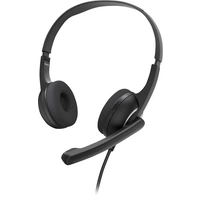 Hama PC-Office-Headset "HS-P150 V2", Stereo, Schwarz On Ear Headset Schwarz Hama PC-Office-Headset "HS-P150 V2", Stereo, Schwarz On Ear Headset Schwarz