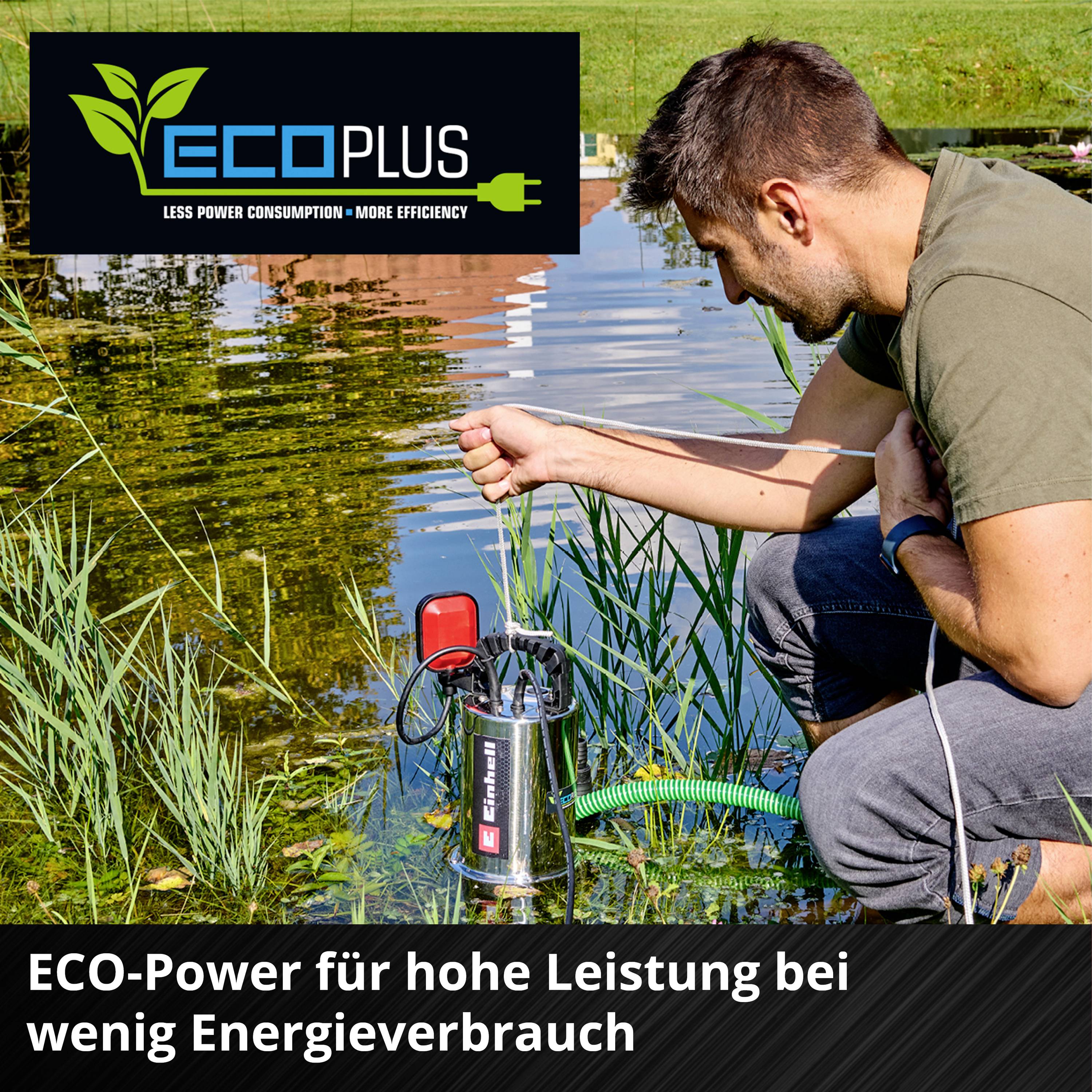 Einhell 4170765 GC-DP 7035 N ECO PLUS Schlauchpumpe 19000 l/h 8m