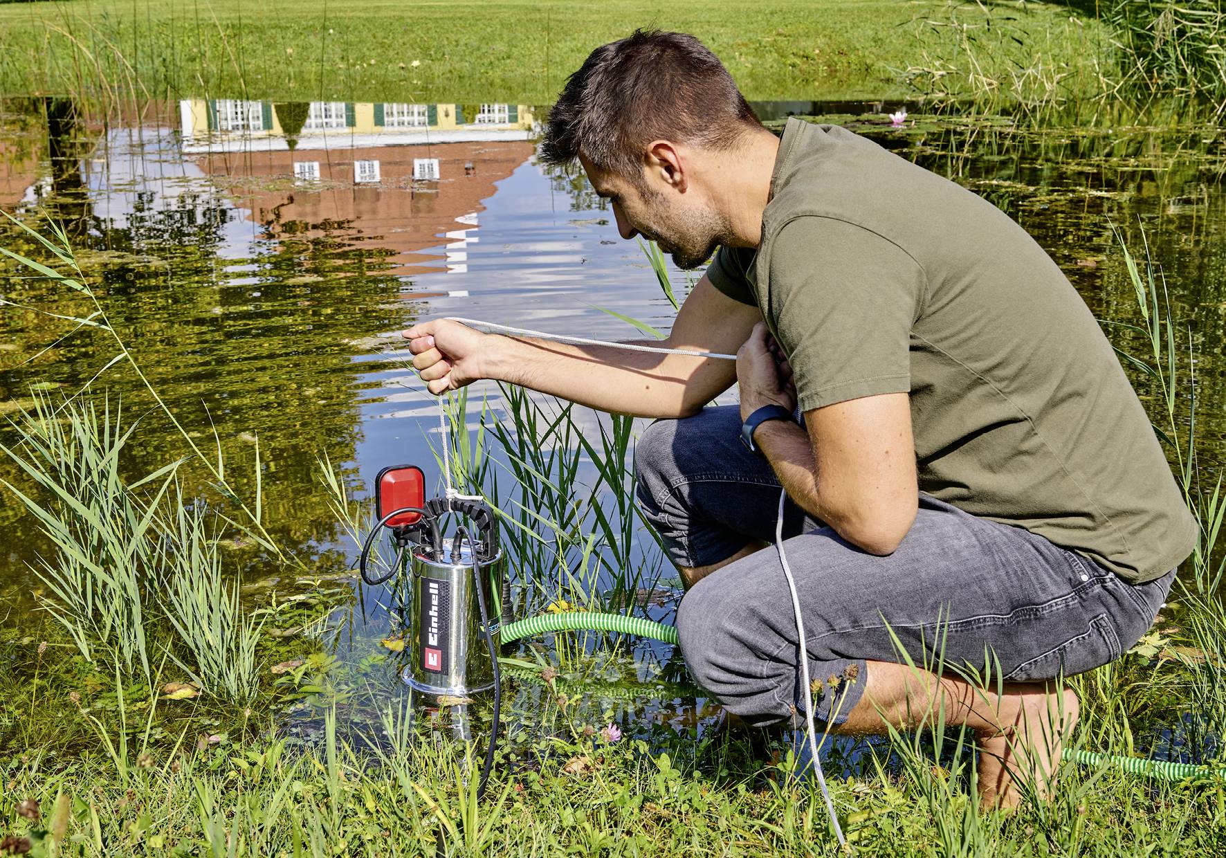 Einhell 4170765 GC-DP 7035 N ECO PLUS Schlauchpumpe 19000 l/h 8m