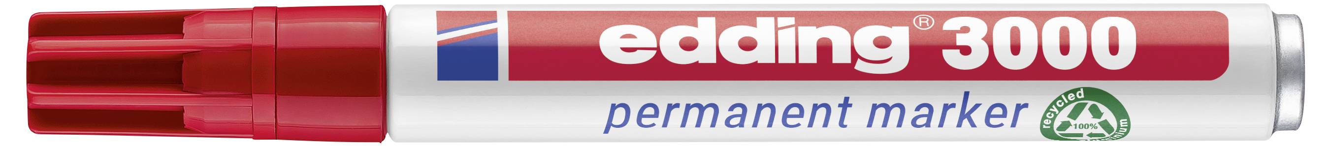 Edding 4-3000002 Permanentmarker Rot wasserfest: Ja