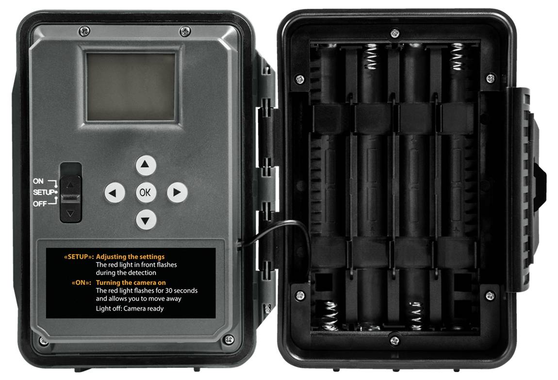 Spypoint Wildkamera 48 Megapixel Low-Glow-LEDs Anthracite Black