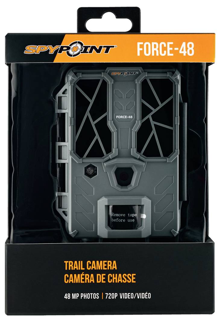 Spypoint Wildkamera 48 Megapixel Low-Glow-LEDs Anthracite Black