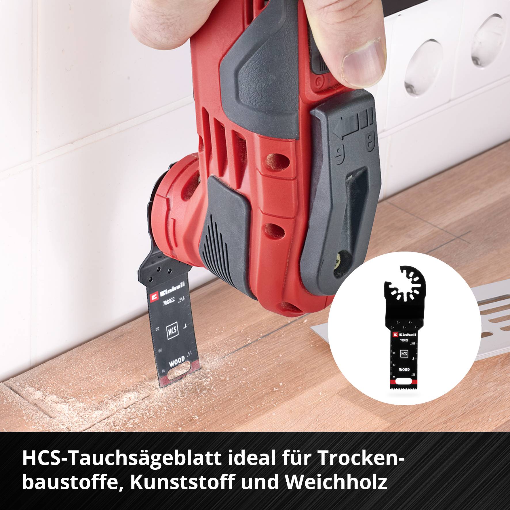 Einhell 708117 17-tlg SB Bimetall Multifunktionswerkzeug-Zubehör-Set 1St.