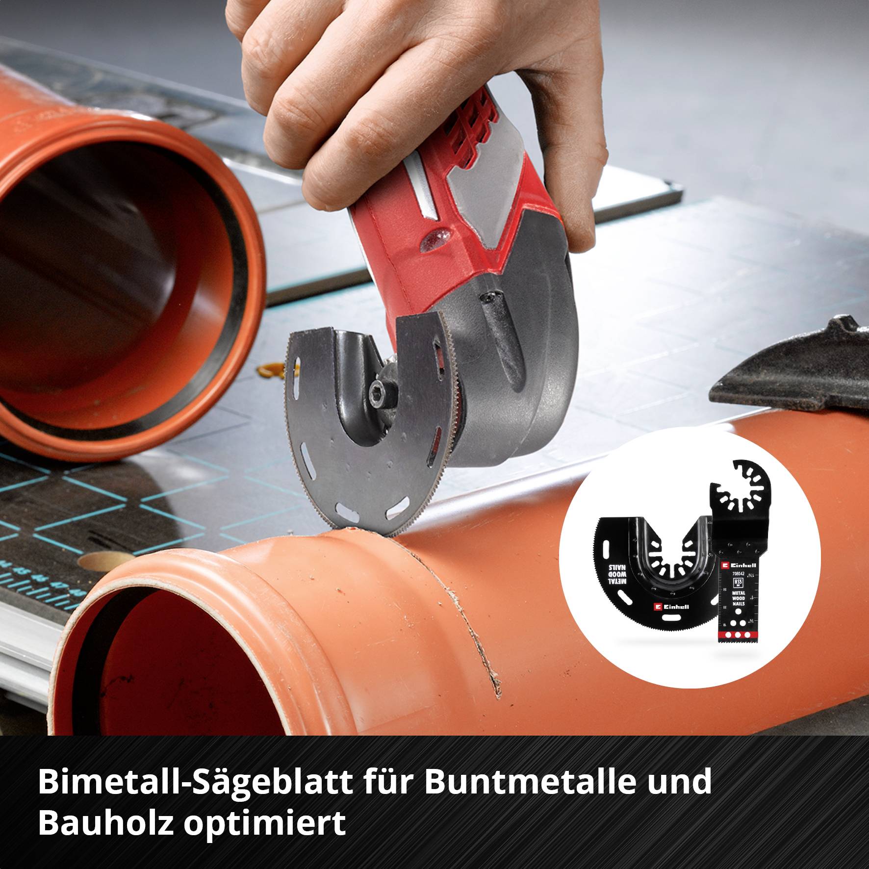 Einhell 708117 17-tlg SB Bimetall Multifunktionswerkzeug-Zubehör-Set 1St.