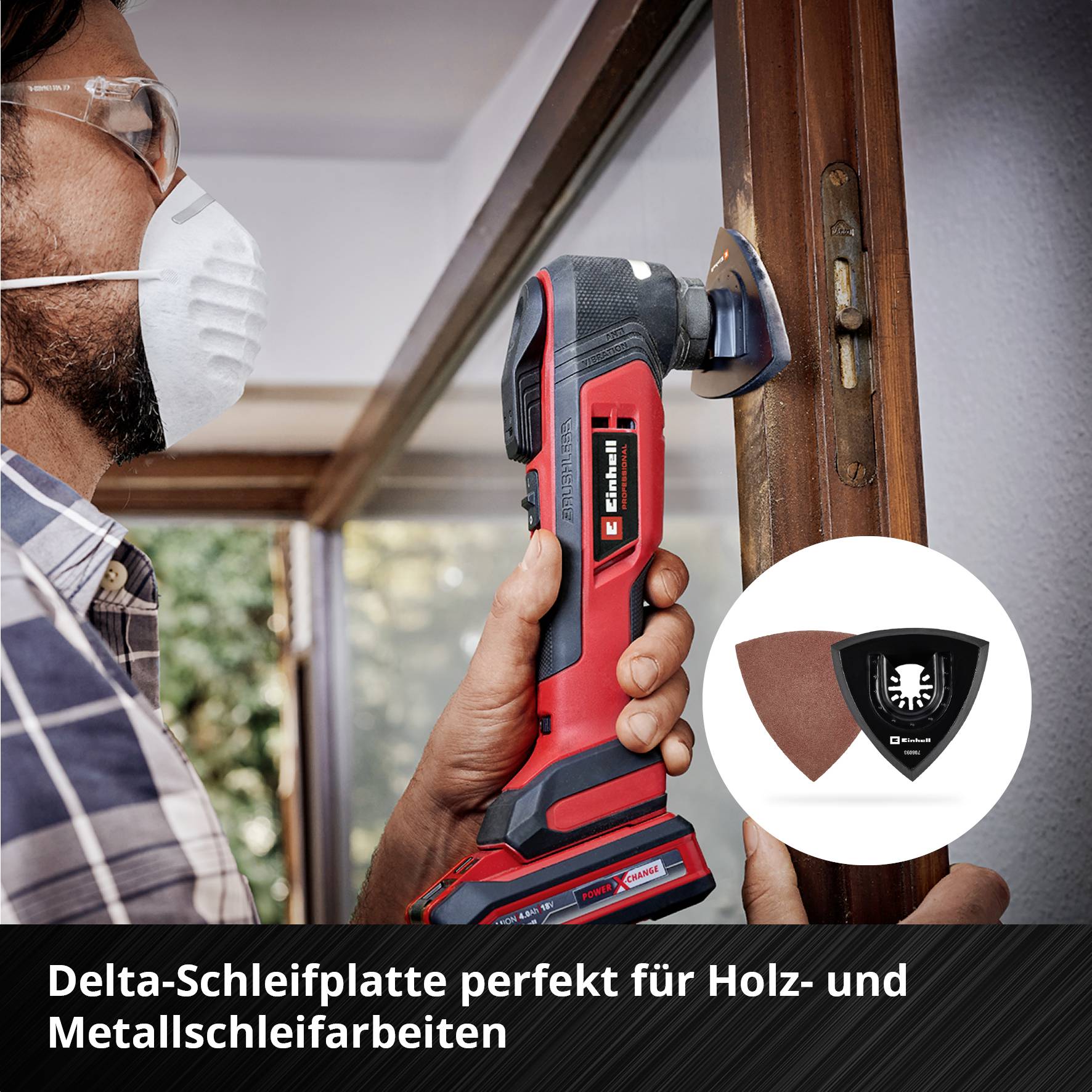 Einhell 708117 17-tlg SB Bimetall Multifunktionswerkzeug-Zubehör-Set 1 St.