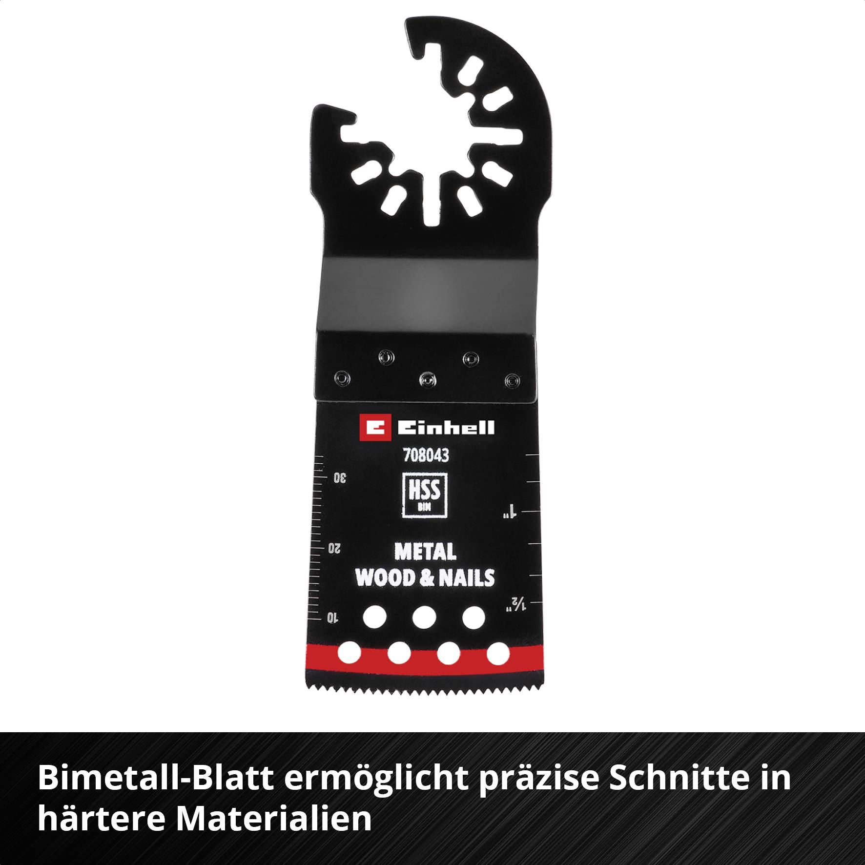 Einhell 708103 Multit.-Set Holz/Metal 3tlg SB HCS, BiM Multifunktionswerkzeug-Zubehör-Set 1St.