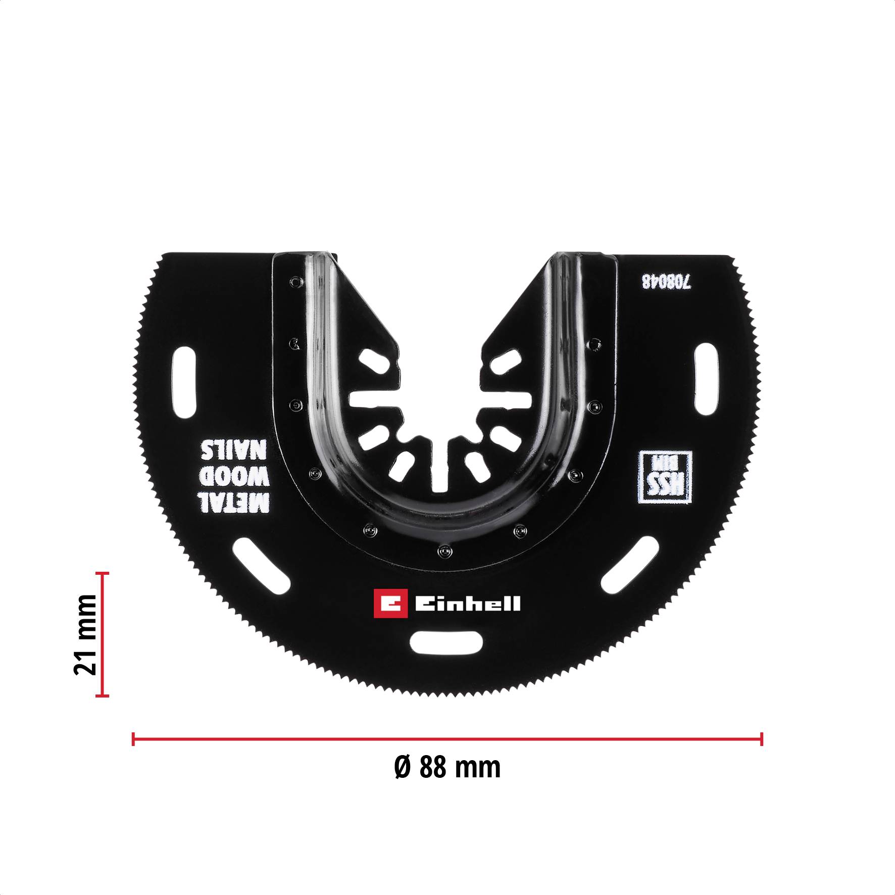 Einhell 708048halbrund BIM, 88mm BiM Tauchsägeblatt 88mm 1St.