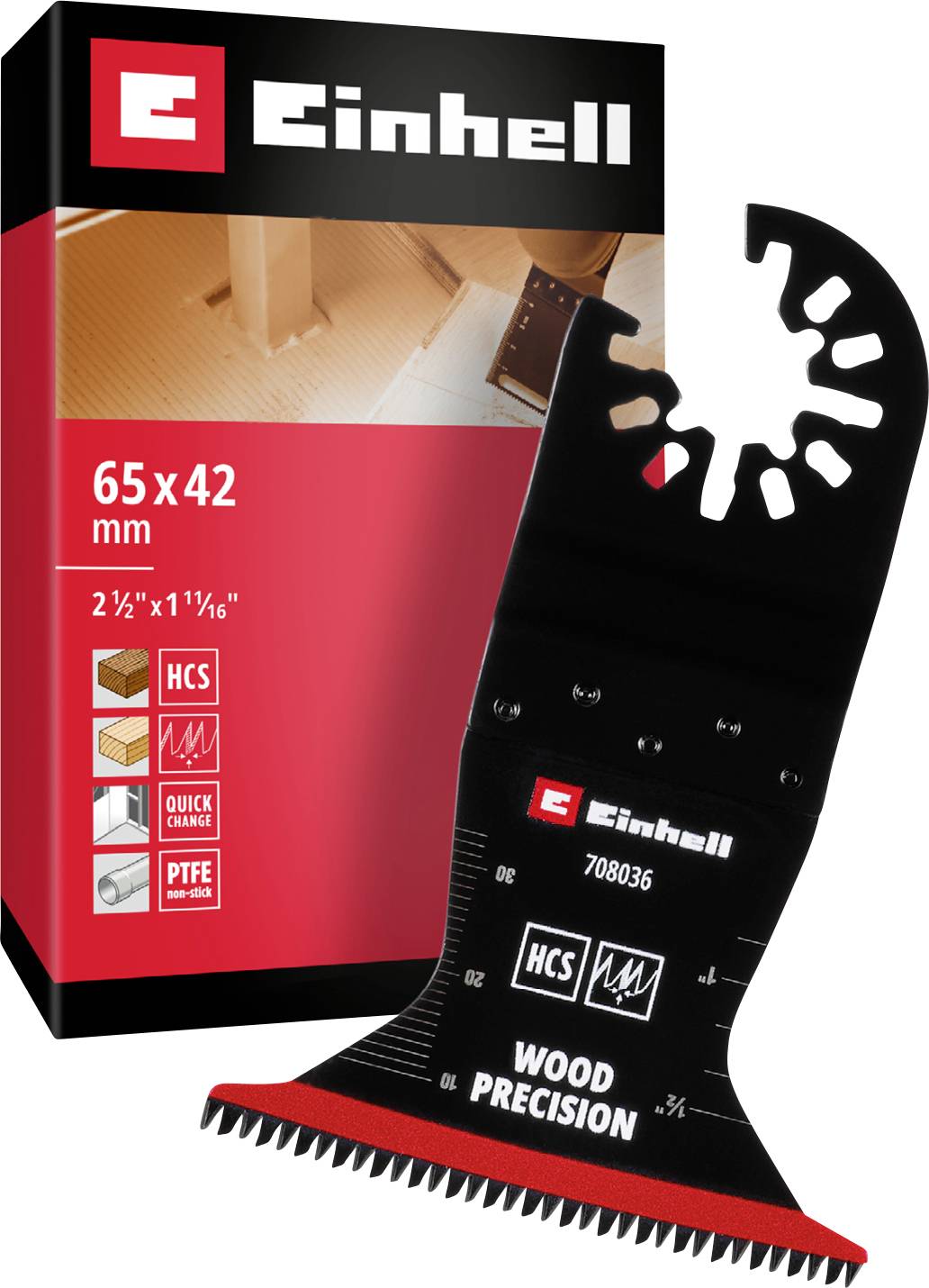 Einhell 708036 HCS Japanz., 65mm HCS Tauchsägeblatt 65mm 1St.