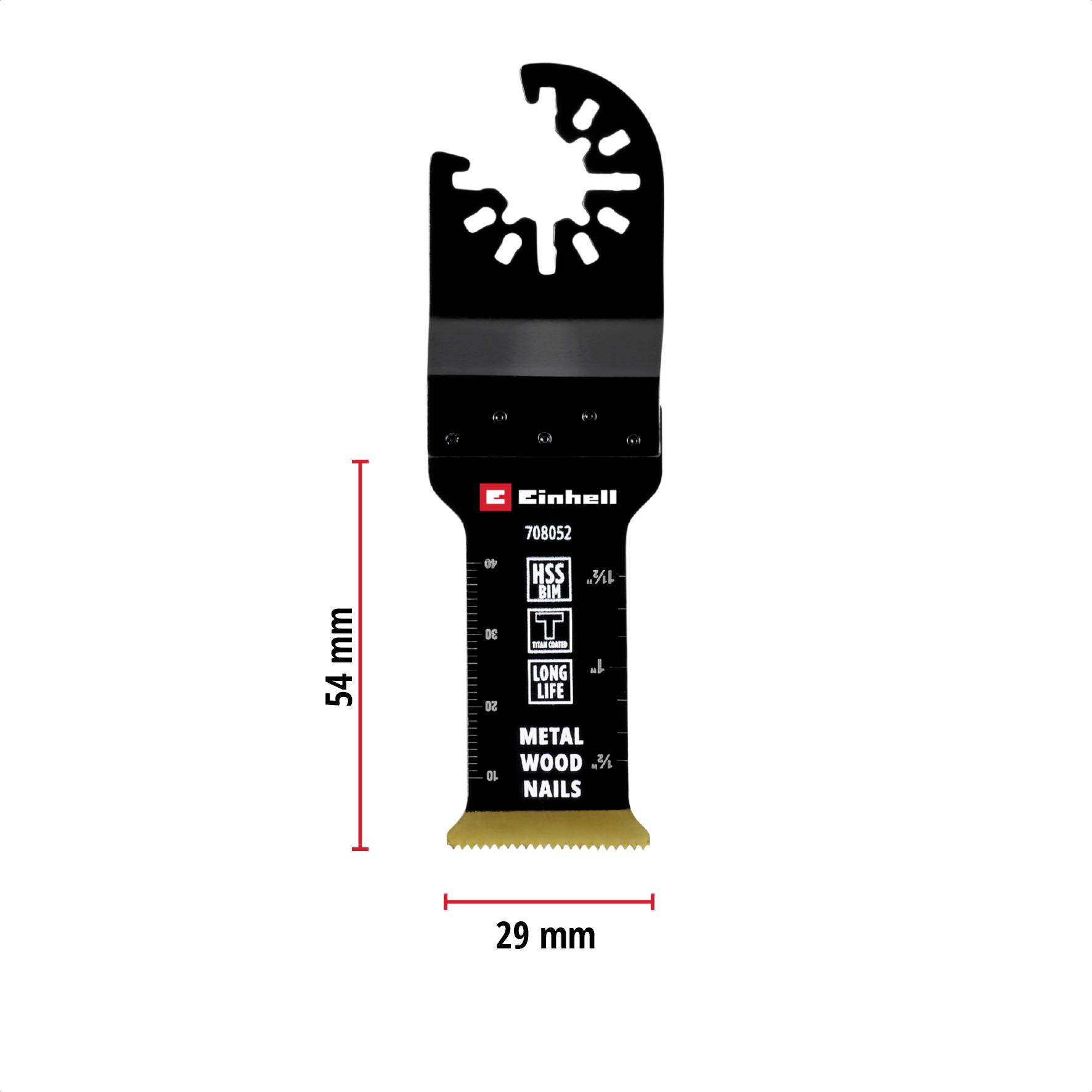 Einhell 708052 Tauchsägeblatt BIM-TI, 29mm Bimetall Tauchsägeblatt 29mm 1St.