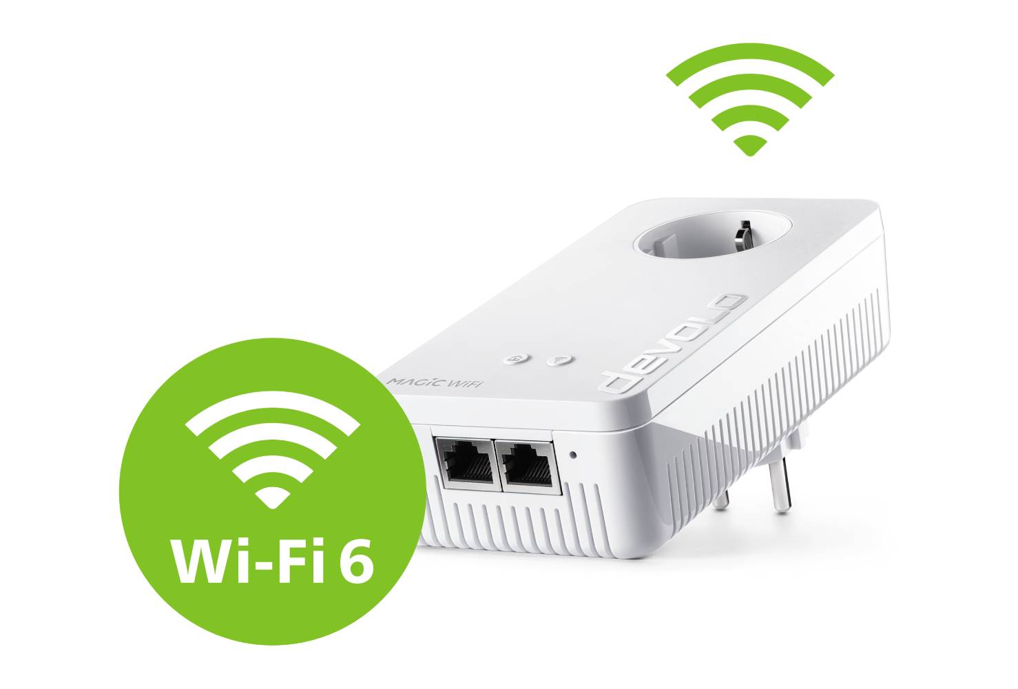 Devolo Magic 2 WiFi 6 next Erweiterungsadapter 07184 LAN, WLAN 2400 MBit/s