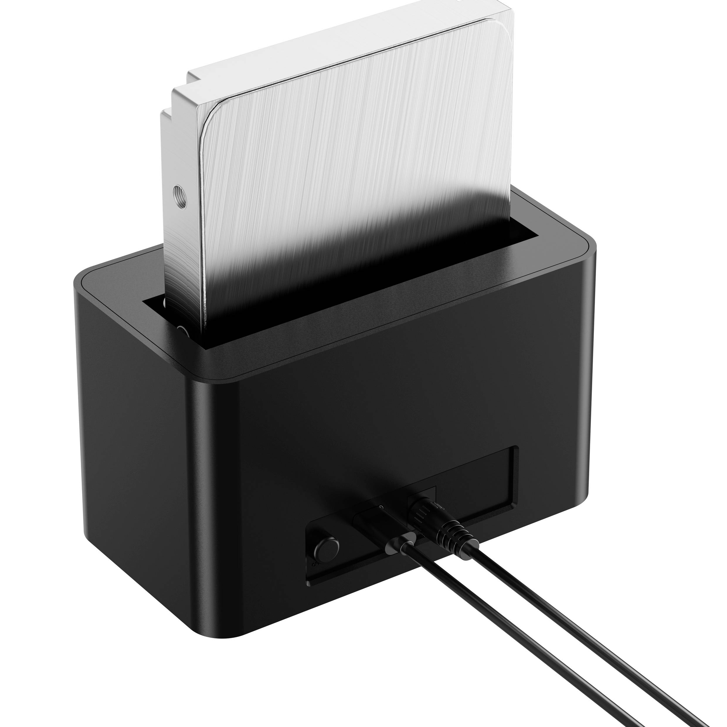 Renkforce RF-DOCKING-02 USB-C® (USB 3.1 Gen 1) SATA III, SATA I, SATA II Festplatten-Dockingstation 3.5 Zoll, 2.5 Zoll mit