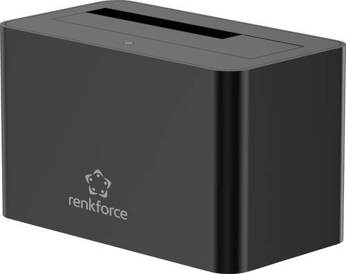 Renkforce RF-DOCKING-02 USB-C® SATA 6 Gb/s 1 Port Festplatten-Dockingstation 3.5 Zoll, 2.5 Zoll