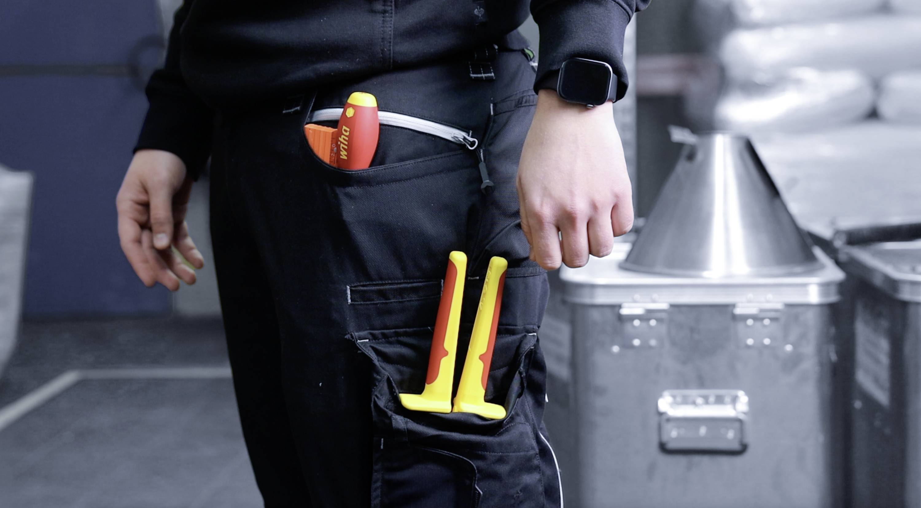 Wiha 46675 Kabelschneider Geeignet für (Abisoliertechnik) Alu- und Kupferkabel, ein- und mehrdrähtig 62mm 500mm²