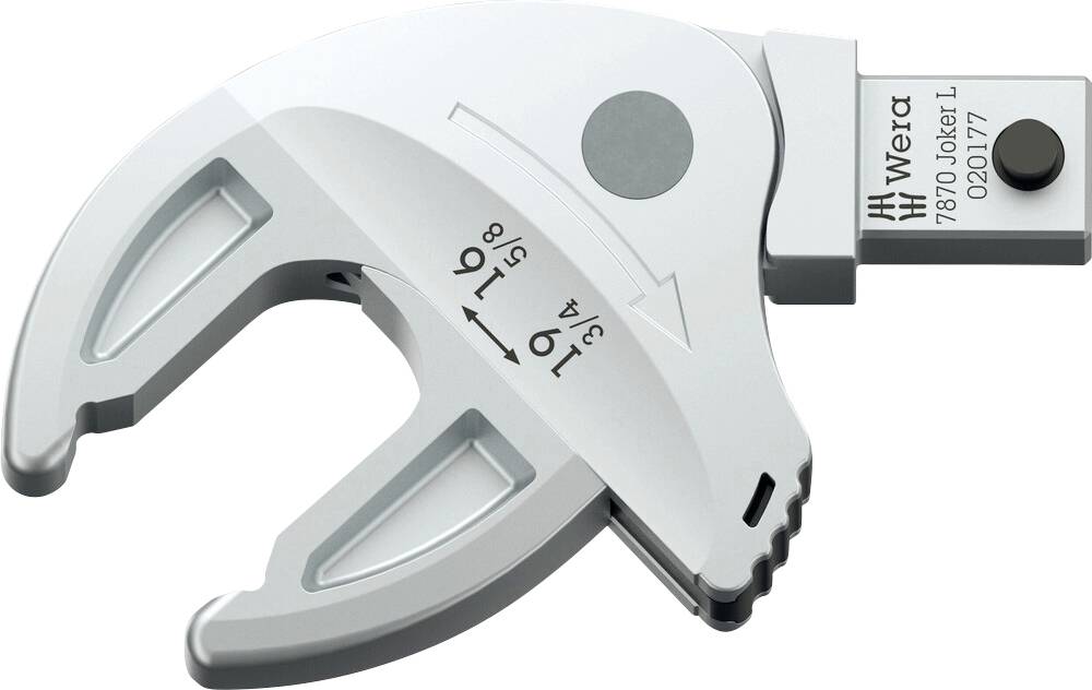 Wera 05020177001 7870 Joker L Selbstjustierender Einsteck-Maulschlüssel Schlüsselweite (Metrisch) 1
