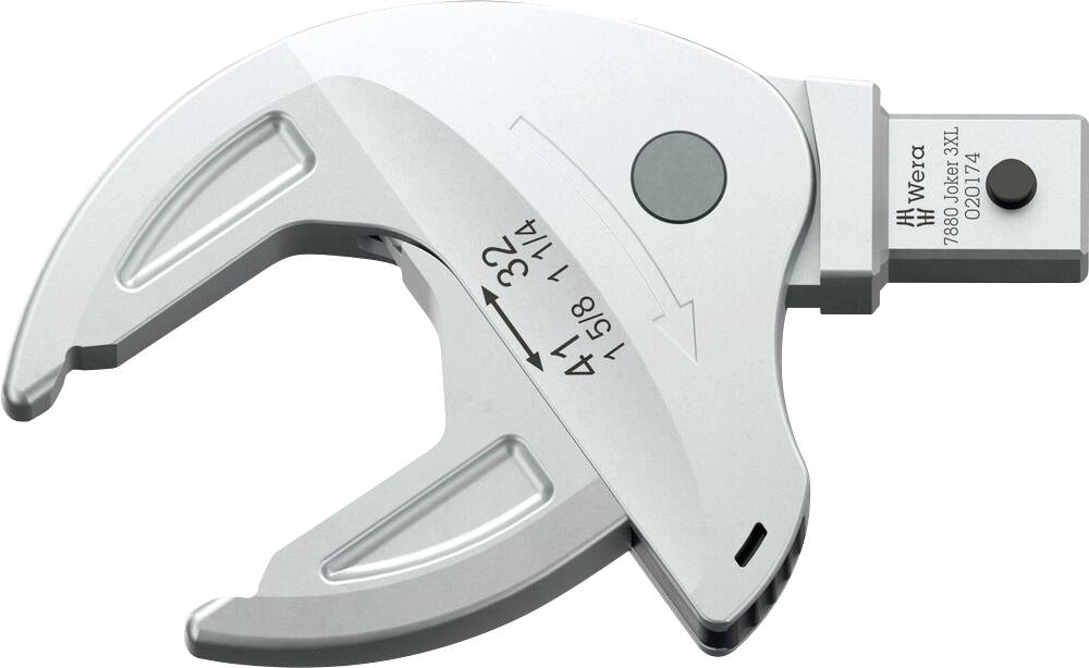Wera 05020174001 7880 Joker 3XL Selbstjustierender Einsteck-Maulschlüssel Schlüsselweite (Metrisch) 32 - 41 mm Schlüsselweite (Zoll) 1 1/2" - 1 7/