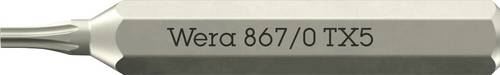 Wera 05058130001 867 Micro TORX® Torx-Bit Antrieb: 1/4  (6.3 mm) Abtrieb: TORX TX 5 30 mm