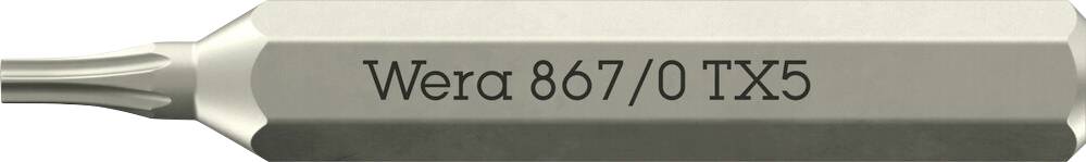 Wera 05058130001 867 Micro TORX® Torx-Bit Antrieb: 1/4" (6.3 mm) Abtrieb: TORX TX 5 30mm