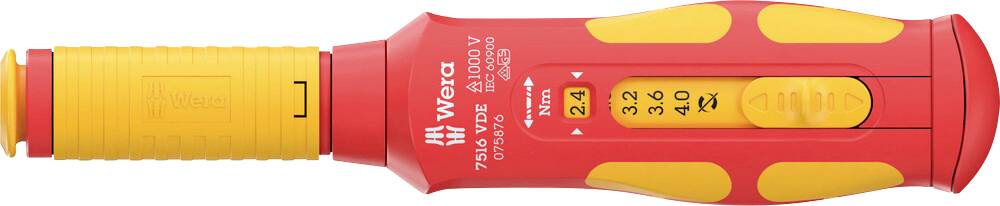 Wera 7516 VDE VDE Drehmoment-Schraubendreher 1 Stück 2.4 - 4 Nm