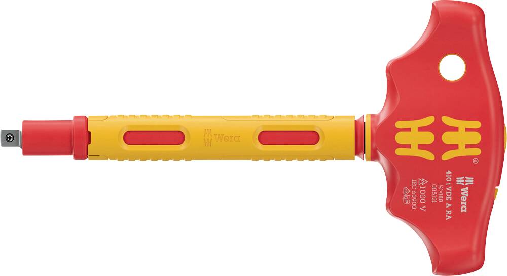 Wera 410 i VDE A RA VDE Vierkant-Schraubendreher Klingenlänge: 130mm