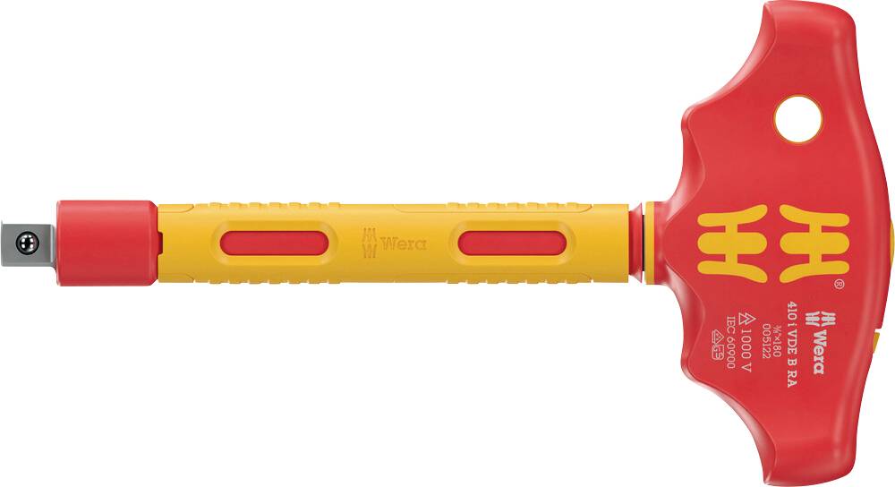 Wera 410 i VDE B RA VDE Vierkant-Schraubendreher Klingenlänge: 130 mm