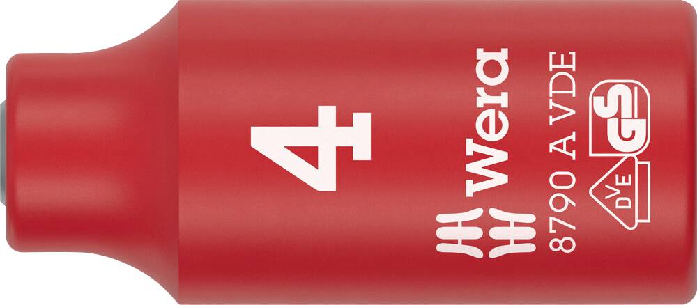 Wera 8790A VDE 05005930001 Außen-Sechskant Steckschlüsseleinsatz 4mm
