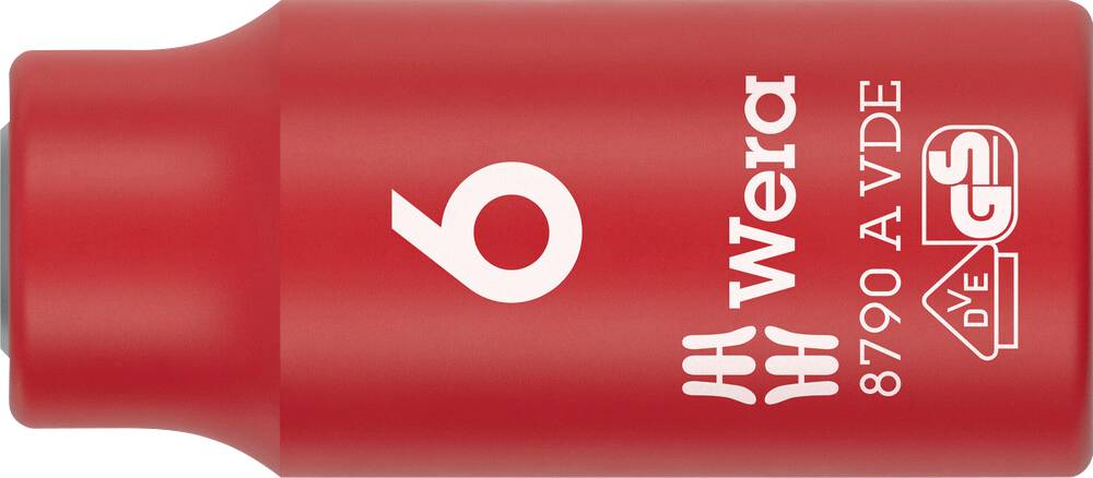 Wera 8790A VDE 05005933001 Außen-Sechskant Steckschlüsseleinsatz 6mm