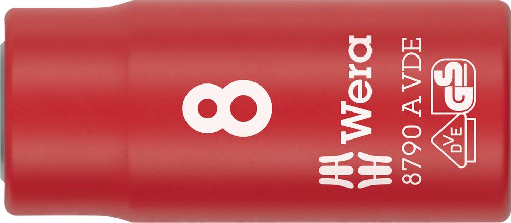 Wera 8790 A VDE 05005935001 Außen-Sechskant Steckschlüsseleinsatz 8 mm