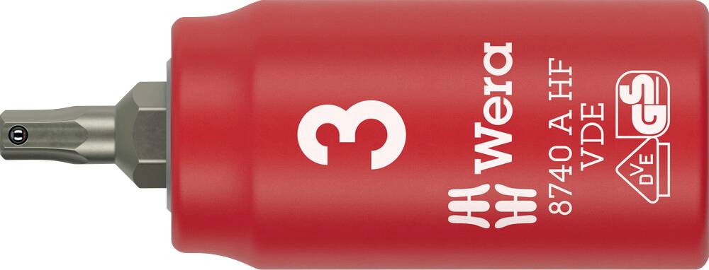Wera 8740A VDE HF 05005900001 Innen-Sechskant Steckschlüsseleinsatz 3mm