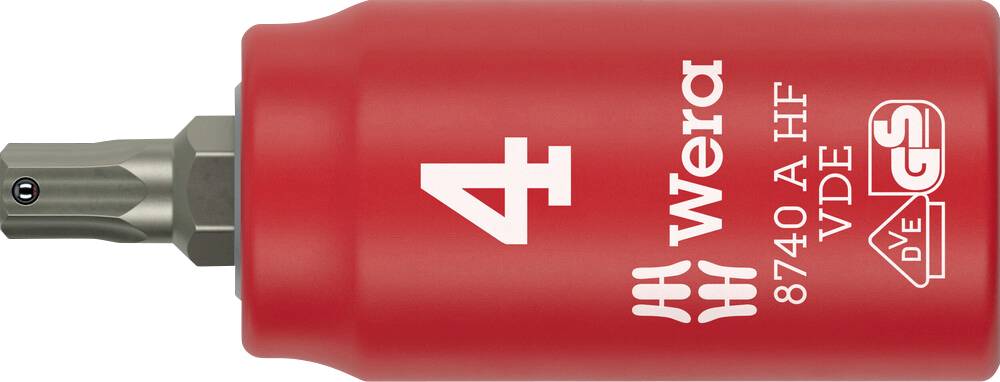 Wera 8740 A VDE HF 05005901001 Innen-Sechskant Steckschlüsseleinsatz 4 mm