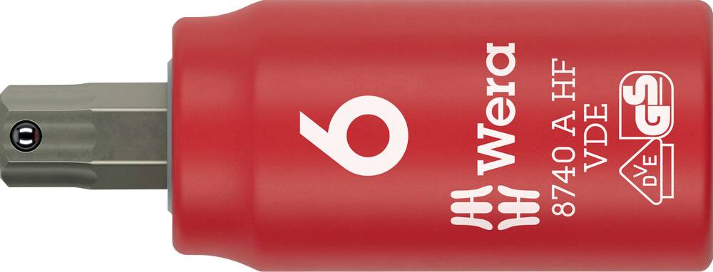Wera 8740 A VDE HF 05005903001 Innen-Sechskant Steckschlüsseleinsatz 6 mm