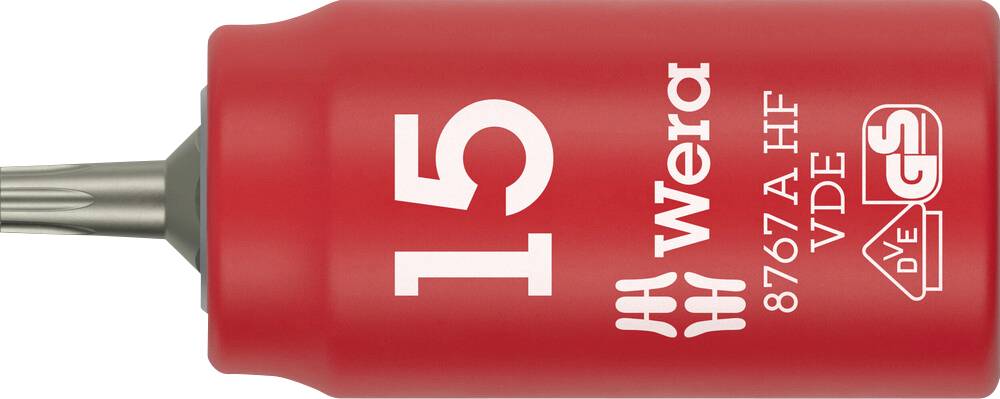 Wera 8767A VDE HF 05005921001 TORX Steckschlüsseleinsatz T 15