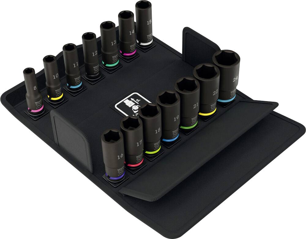 Wera 8790 B Impaktor Deep Set 1 Steckschlüsselsatz metrisch 14teilig 05005580001