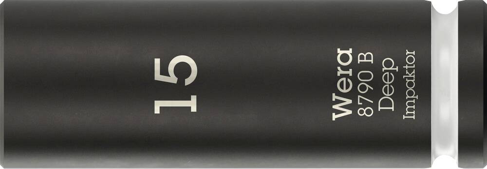 Wera 8790 B Impaktor Deep 05005556001 Außen-Sechskant Steckschlüsseleinsatz 15 mm