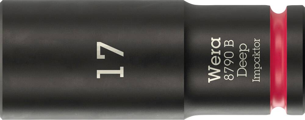Wera 8790 B Impaktor Deep 05005558001 Außen-Sechskant Steckschlüsseleinsatz 17 mm