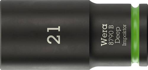 Wera 8790 B Impaktor Deep 05005561001 Außen-Sechskant Steckschlüsseleinsatz 21 mm
