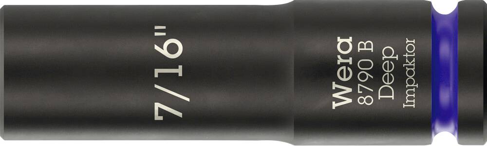 Wera 8790 B Impaktor Deep 05005567001 Außen-Sechskant Steckschlüsseleinsatz 7/16"
