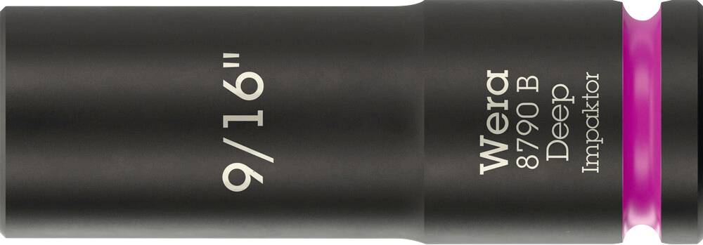 Wera 8790 B Impaktor Deep 05005569001 Außen-Sechskant Steckschlüsseleinsatz 9/16"