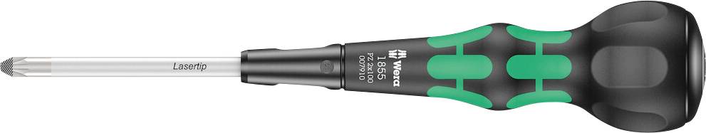 Wera 1855 PZ 05007910001 Kreuzschlitz-Schraubendreher PZ 2 Klingenlänge: 100 mm