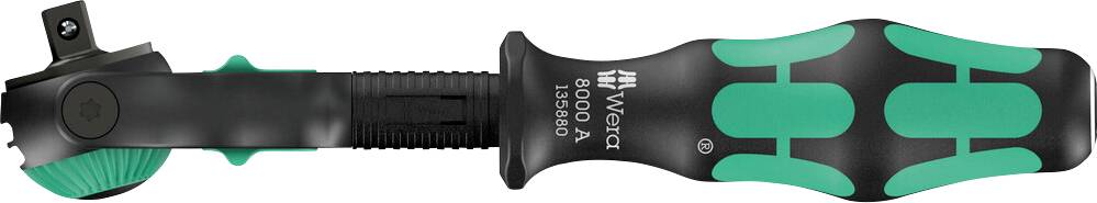 Wera 8000A Black Edition 05135880001 Zyklop-Knarre 1/4" 152mm